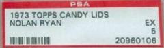 Nolan Ryan Baseball Cards 1973 Topps Candy Lids Prices