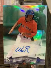 Wendell Rijo [Green Refractor] #AP-WR Baseball Cards 2014 Bowman Platinum Autograph Prospects Prices