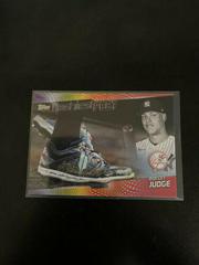 Aaron Judge [Black] #FF-11 Baseball Cards 2022 Topps Flashiest Feet Prices