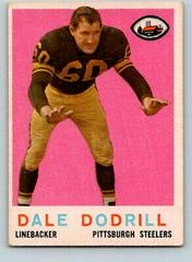 Dale Dodrill #34 Football Cards 1959 Topps Prices