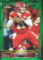 Alex Smith [Green Refractor] #81 Football Cards 2015 Topps Chrome Prices