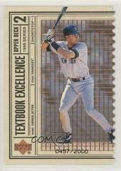 Derek Jeter [Double] Baseball Cards 1999 Upper Deck Textbook Excellence Prices