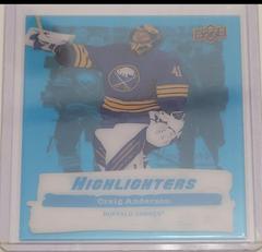 Craig Anderson #HL-3 Hockey Cards 2022 Upper Deck Highlighters Prices