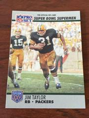 Jim Taylor Football Cards 1990 Pro Set Super Bowl 160 Prices