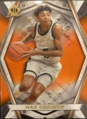 Max Christie [Orange] Basketball Cards 2021 Bowman University Invicta Prices