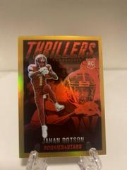Jahan Dotson [Gold] #TH-26 Football Cards 2022 Panini Rookies & Stars Thrillers Prices