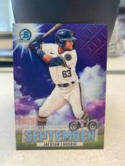 Jackson Chourio [Mega Box Mojo Purple] Baseball Cards 2023 Bowman Sights on September Prices