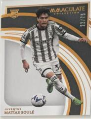 Matias Soule [Silver] #105 Soccer Cards 2022 Panini Immaculate Collection Prices