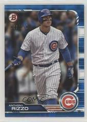 Anthony Rizzo [Blue] #18 Baseball Cards 2019 Bowman Prices