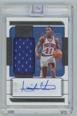 Isiah Thomas [Purple] #JA-ITH Basketball Cards 2021 Panini One and One Jersey Autographs Prices