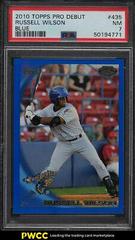Russell Wilson [Blue] #435 Baseball Cards 2010 Topps Pro Debut Prices