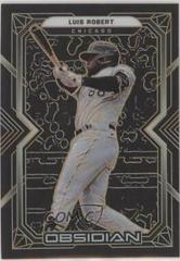 Luis Robert [Orange] #58 Baseball Cards 2022 Panini Chronicles Obsidian Prices