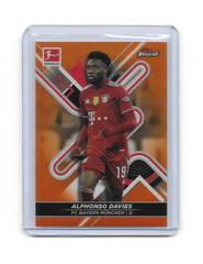 Alphonso Davies [Orange] Soccer Cards 2021 Topps Finest Bundesliga Prices