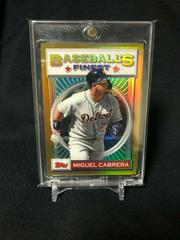 Miguel Cabrera [Gold Refractor] #3 Baseball Cards 2020 Topps Finest Flashbacks Prices