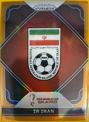 IR Iran [Orange] Soccer Cards 2022 Panini Prizm World Cup Team Badges Prices