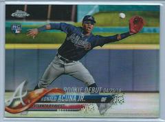 Ronald Acuna Jr. [Refractor] #HMT31 Baseball Cards 2018 Topps Chrome Update Prices