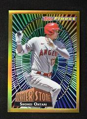 Shohei Ohtani [Gold] Baseball Cards 2022 Topps Finest 1994 Cornerstones Prices