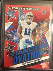 Micah Parsons [Red Blue] #SO-20 Football Cards 2022 Panini Rookies & Stars Standing Ovation Prices