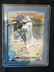 Bo Bichette [Blue] Baseball Cards 2020 Topps Gypsy Queen Autographs Prices