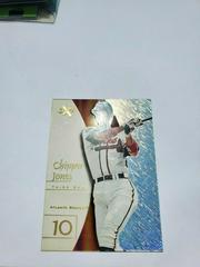 Chipper Jones #6 Baseball Cards 1998 Skybox EX 2001 Prices