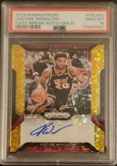 Justise Winslow [Gold] #FBJWL Basketball Cards 2018 Panini Prizm Fast Break Autographs Prices