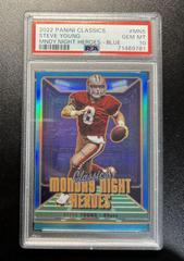 Steve Young [Blue] #MN-5 Football Cards 2022 Panini Classics Monday Night Heroes Prices