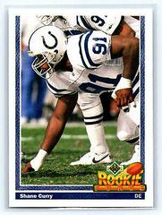 Shane Curry (Rookie Force) Football Cards 1991 Upper Deck Prices