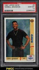 Terrell Brandon Basketball Cards 1991 Upper Deck Prices