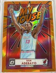 Bam Adebayo [Orange] #16 Basketball Cards 2020 Panini Donruss Optic My House Prices