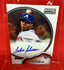 Julio Teheran Baseball Cards 2011 Bowman Sterling Rookie Autographs Prices
