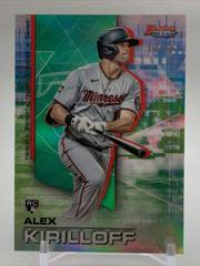 Alex Kirilloff [Green Refractor] #10 Baseball Cards 2021 Bowman’s Best Prices