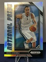 Manu Ginobili #6 Basketball Cards 2023 Panini Prizm Draft Picks National Pride Prices