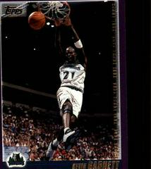 Kevin Garnett Basketball Cards 2000 Topps Prices