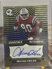Irving Fryar [Blue] #INV-IFR Football Cards 2021 Panini Chronicles Invincible Autographs Prices
