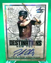Pete Crow Armstrong [Silver Spectrum] Baseball Cards 2020 Leaf Ultimate Destinations Prices