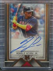 Ronald Acuna Jr. [Copper] #AA-RAJ Baseball Cards 2023 Topps Museum Collection Archival Autographs Prices