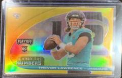 Trevor Lawrence [Gold] #BTN-TLR Football Cards 2021 Panini Playoff Behind the Numbers Prices