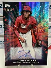 James Wood [Red] #FC-JW Baseball Cards 2023 Topps Pro Debut Future Cornerstones Autographs Prices