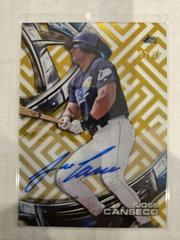 Jose Canseco [Gold Rainbow Diffractor] #HT-JC Baseball Cards 2016 Topps High Tek Autograph Prices