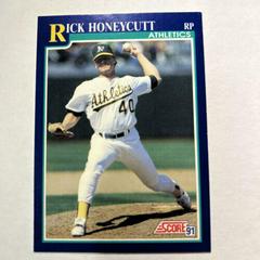Rick Honeycutt #539 Baseball Cards 1991 Score Prices