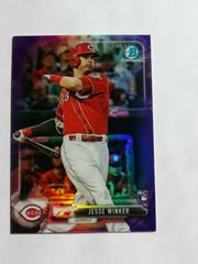 Jesse Winker [Purple Refractor] #2 Baseball Cards 2017 Bowman Chrome Prices