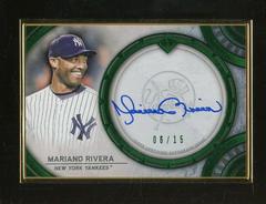 Mariano Rivera [Emerald] #TCA-MR Baseball Cards 2022 Topps Transcendent Collection Autographs Prices