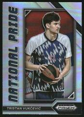 Tristan Vukcevic #1 Basketball Cards 2023 Panini Prizm Draft Picks National Pride Prices