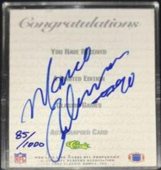 Marco Coleman Football Cards 1993 Pro Line Live Autographs Prices