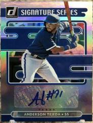 Anderson Tejeda #SS-AT Baseball Cards 2021 Panini Donruss Optic Signature Series Prices