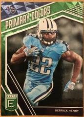Derrick Henry [Green] #PC-7 Football Cards 2019 Donruss Elite Primary Colors Prices