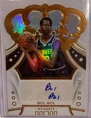 Bol Bol Basketball Cards 2019 Panini Crown Royale Rookie Autographs Prices