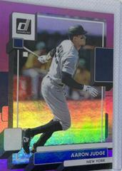 Aaron Judge [Holo Pink] #173 Baseball Cards 2022 Panini Donruss Prices