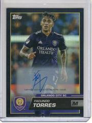 Facundo Torres [Autograph Black] #76 Soccer Cards 2023 Topps MLS Prices