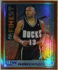 Glenn Robinson [Bordered Refractor] Basketball Cards 1995 Finest Mystery Prices